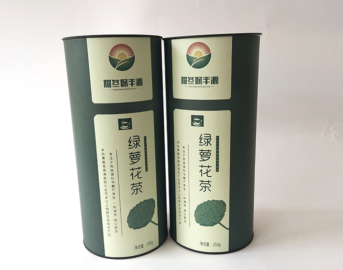 干果花茶纸罐